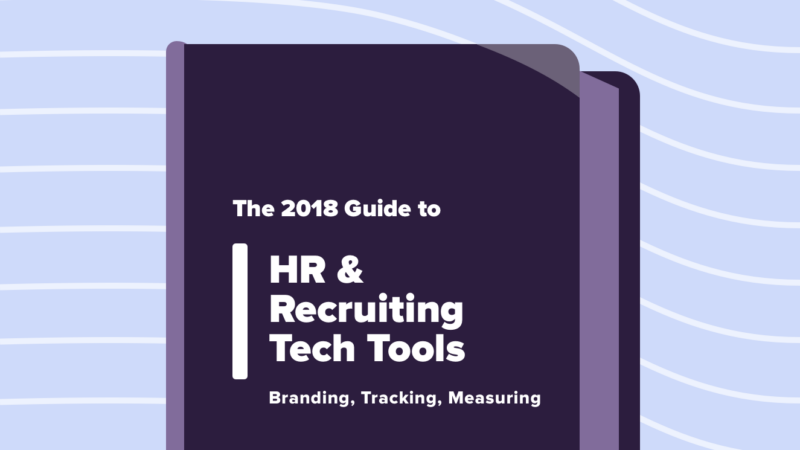 Read article: The 2018 Guide to HR & Recruiting Tech Tools